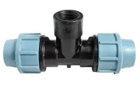 Тройник компрессионный Unidelta 32 х 1" х 32 с внутренней резьбой