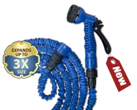 Шланг поливочный растягивающийся Trick Hose 7-22м с пистолетом и фитингами