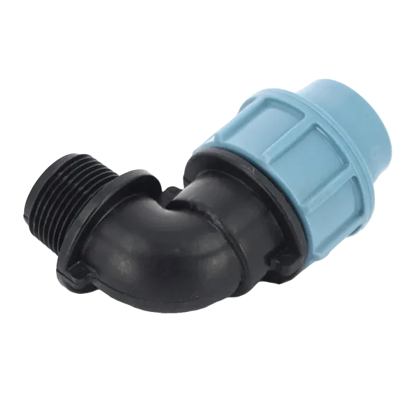 Колено компрессионное (угол) Unidelta 25 х 1" с наружной резьбой