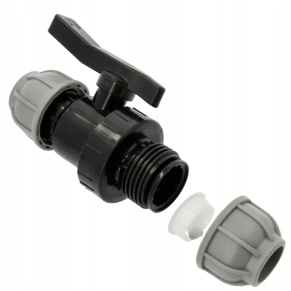 Кран шаровый компрессионный BRADAS КРБ-10 50 х 50